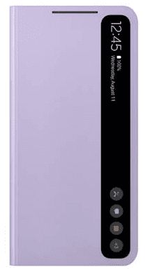 Samsung S21 FE Flipové pouzdro Clear View EF-ZG990CVEGEE, fialová - rozbaleno