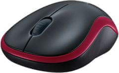 Logitech Wireless Mouse M185, červená (910-002240)