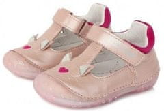 D-D-step dívčí barefoot sandály H015-543 růžová 21