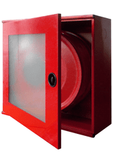 Červinka Hydrantový systém D19/30, červený (s tvarově stálou hadicí 30 m) bez skla - Kód: 16943