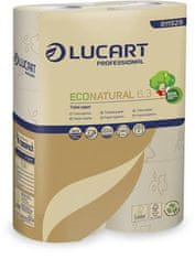Lucart Professional Toaletní papír "EcoNatural 6.3", hnědá, 3-vrstvý, 27,5 m