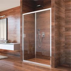 Mereo Lima sprchové dveře zasunovací dvoudílné, 100x190 cm, chrom, sklo čiré 6 mm CK80403K - Mereo