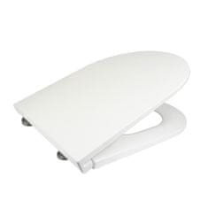 Mereo WC sedátko Slim duroplast, Soft - Close, celonerez. panty - Easy Lock, bílé CSS113S - Mereo