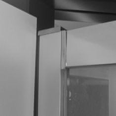 Mereo Lima sprchové dveře lítací, 95x190 cm, chrom ALU, sklo Point 6 mm CK80582K - Mereo