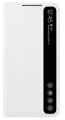 Samsung S21 FE Flipové pouzdro Clear View EF-ZG990CWEGEE, bílá