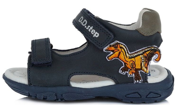 D-D-step chlapecké sandály JAC290-697 tmavě modrá 29
