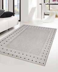 Spoltex Kusový koberec Floorlux 20329 60x110cm silver-black