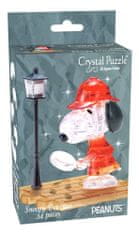 HCM Kinzel 3D Crystal puzzle Snoopy detektiv 34 dílků