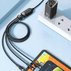 Mcdodo Sada kabelů pro telefon Mcdodo USB - USB typ C / microUSB / Lightning 1,2 m CA-0930