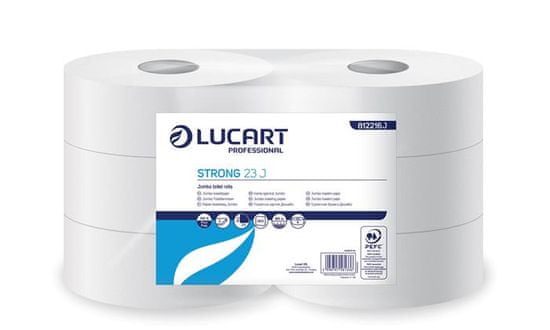 Lucart Professional Toaletní papír "Strong", bílý, 200 m, průměr 23 cm, 2 vrstvý, 812216