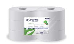 Lucart Professional Toaletní papír "Eco", bílý, 170 m, průměr 23 cm, 2 vrstvý, 812206