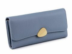 Kraftika 1ks 5 modrošedá dámská peněženka 9,5x19 cm, peněženky