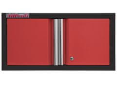 AHProfi Celokovová dvoukřídlá závěsná skříňka PROFI RED 680x350x281 mm - RWGB1326C