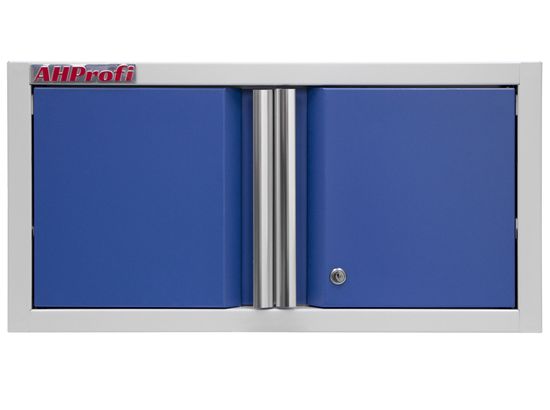 AHProfi Celokovová dvoukřídlá závěsná skříňka PROFI BLUE 680x281x350 mm - MWGB1326C