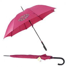 Doppler Long Flex AC Kiss Pink UV Protection - dámský holový vystřelovací deštník