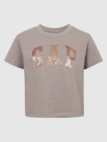 Gap Dětské tričko organic logo flitry