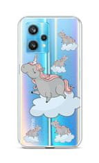 TopQ Kryt Realme 9 Pro+ silikon Grey Unicorns 73248