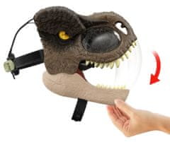 Mattel Jurassic World T-rex maska na obličej se zvuky GWD71