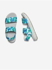 KEEN Modré dámské vzorované sandály Keen Elle 41