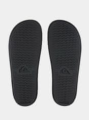 Quiksilver Bílo-černé pánské pantofle Quiksilver Rivi Slide 40