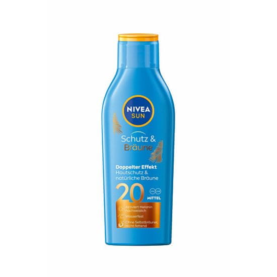 Nivea Intenzivní mléko na opalování SPF 20 Sun (Protect & Bronze Sun Lotion) 200 ml