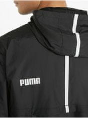 Puma Černá pánská lehká sportovní bunda s kapucí Puma Solid Windbreaker XL