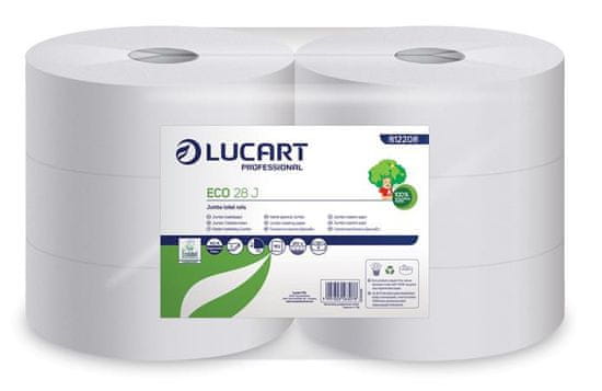 Lucart Professional Toaletní papír, 2vrstvý, v roli, průměr 28 cm, bílý, 812208