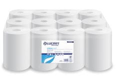 Lucart Professional Papírové ručníky "Strong 14 CF", bílá, role (255 útržků), 2 vrstvé, 861093