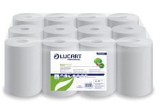 Lucart Professional Ručníky "Eco", bílé, papírové, role, 1 vrstvé, 861080