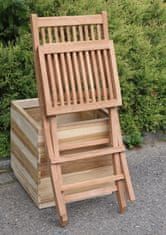 H&D HOME DESIGN Zahradní židle skládací teak