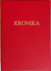 ePAPÍRNICTVÍ Kronika A4, 100 listů, čistá, červené koženkové desky