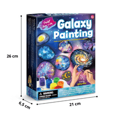 Pingos Sada kamenů a barev k malování na kamínky Galaxie