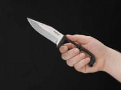 Böker Manufaktur 120646 GEK EDC všestranný nůž 11,5 cm, černá, G10, kožené pouzdro