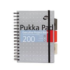 Pukka Pad Spirálový sešit "Metallic Project Book", mix barev, A5, linkovaný, 100 listů, 6336-MET