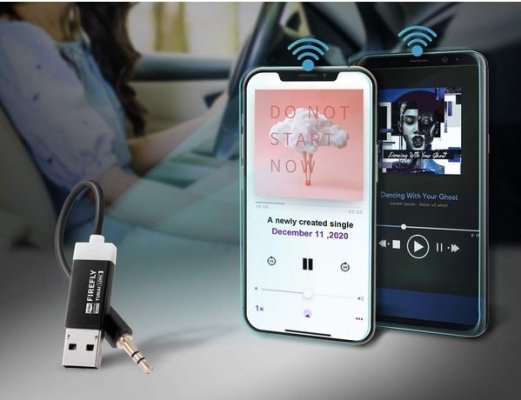  Bluetooth adaptér tunai firefly ldac hifi párování se 2 zařízeními najednou mobilní aplikace usb aux připojení 