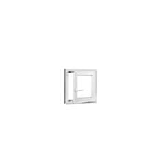 TROCAL Plastové okno | 60 x 60 cm (600 x 600 mm) | bílé | otevíravé i sklopné | pravé