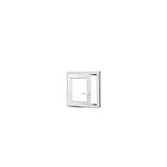TROCAL Plastové okno | 60x60 cm (600x600 mm) | bílé | otevíravé i sklopné | levé
