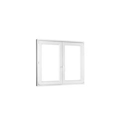 TROCAL Plastové okno | 150x120 cm (1500x1200 mm) | bílé | dvoukřídlé bez sloupku (štulp) | pravé