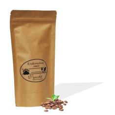 Kafujeme KRAKONOŠOVA SMĚS - zrnková káva mix Arabica a Robusta, zrnková, 100 g