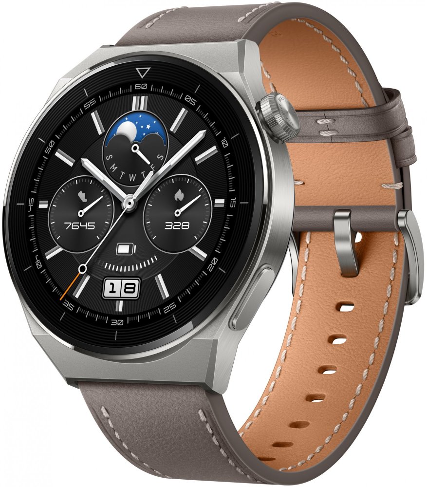 Huawei Watch GT 3 Pro, 46mm, šedé - rozbaleno