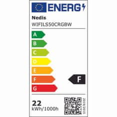 Nedis SmartLife chytrý barevný LED pásek 5 m, 15W 405lm, barevná + teplá-studená bílá (WIFILS50CRGBW)