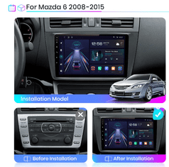 Autorádio Mazda 6 GH 2007 - 2012, GPS navigace, KAMERA, WIFI USB, rádio pro MAZDA 6 2008 2009 2010 2011 2012 Android GPS Navigace Mazda 6