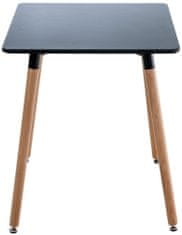 BHM Germany Odkládací stolek Viborg, 60 cm, černá