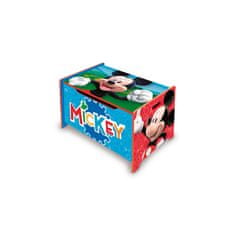 Arditex Dětský dřevěný nábytek 2v1 MICKEY MOUSE Lavice/Box na hračky, WD14005