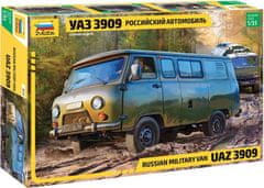 Zvezda  Model Kit military 3644 - UAZ 3909 Russian Military Van (1:35)