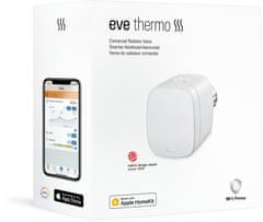 Eve Thermo Smart Radiator Valve, Apple HomeKit (Chipset 2020) - radiátorová hlavice, HomeKit