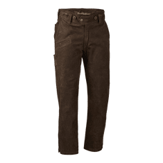 Deerhunter kalhoty kožené se zipem tmavě hnědé Varianta: 46