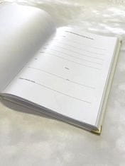 ePAPÍRNICTVÍ Kniha o zápisu Vítání občánků do života, A4, 80 listů, ručně šitá vazba, bílá