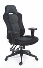 MAYAH Manažerská židle "Super Racer", černé/šedé čalounění, černý podstavec, 11187-01M