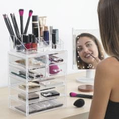 Northix Organizér na make-up v akrylu 
